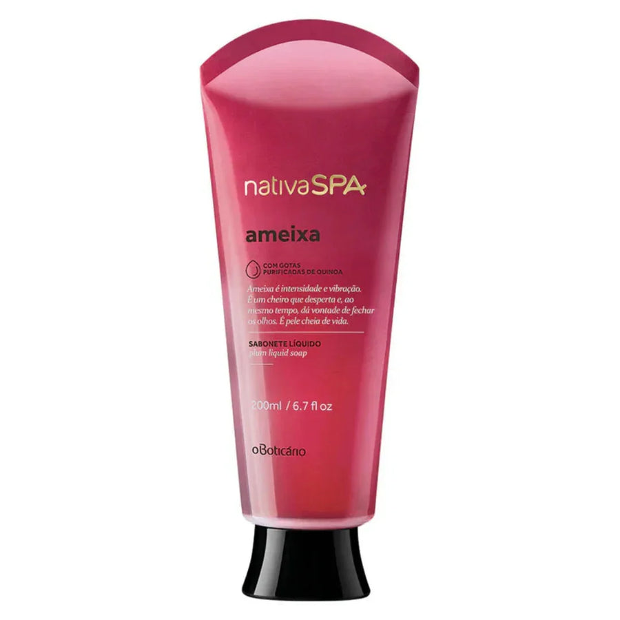 O Boticário Sabonete Líquido Nativa SPA Ameixa 200ml - Ilha dos cosméticos