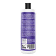 Dona Flora Platinado Shampoo Matizador Loiros e Grisalhos 1L: o verso da embalagem, com o texto do rótulo