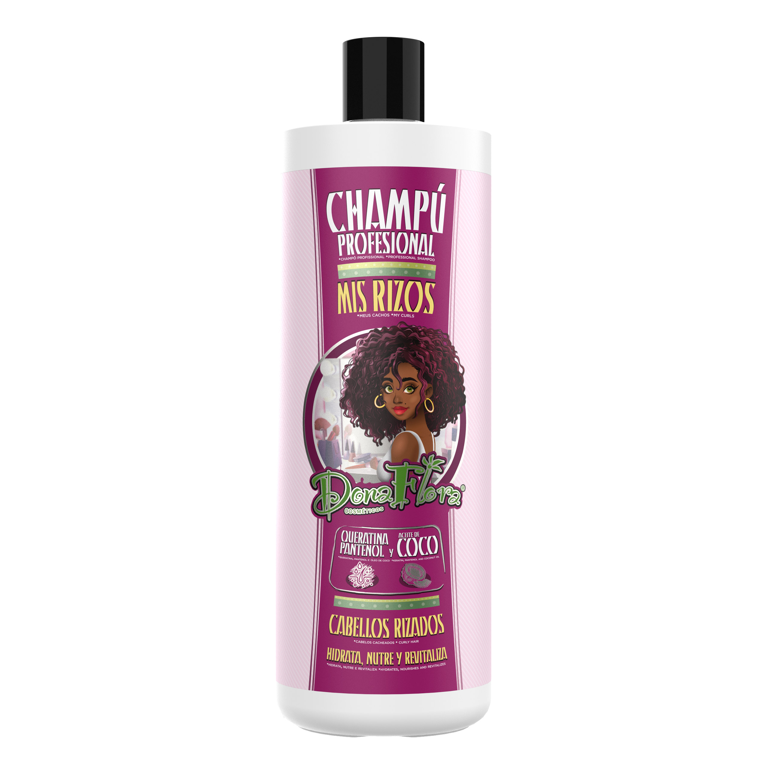 Dona Flora Meus Cachos Shampoo Definição & Hidratação 1L