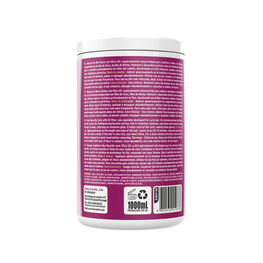 Dona Flora Meus Cachos Máscara Capilar Definição & Hidratação 1kg