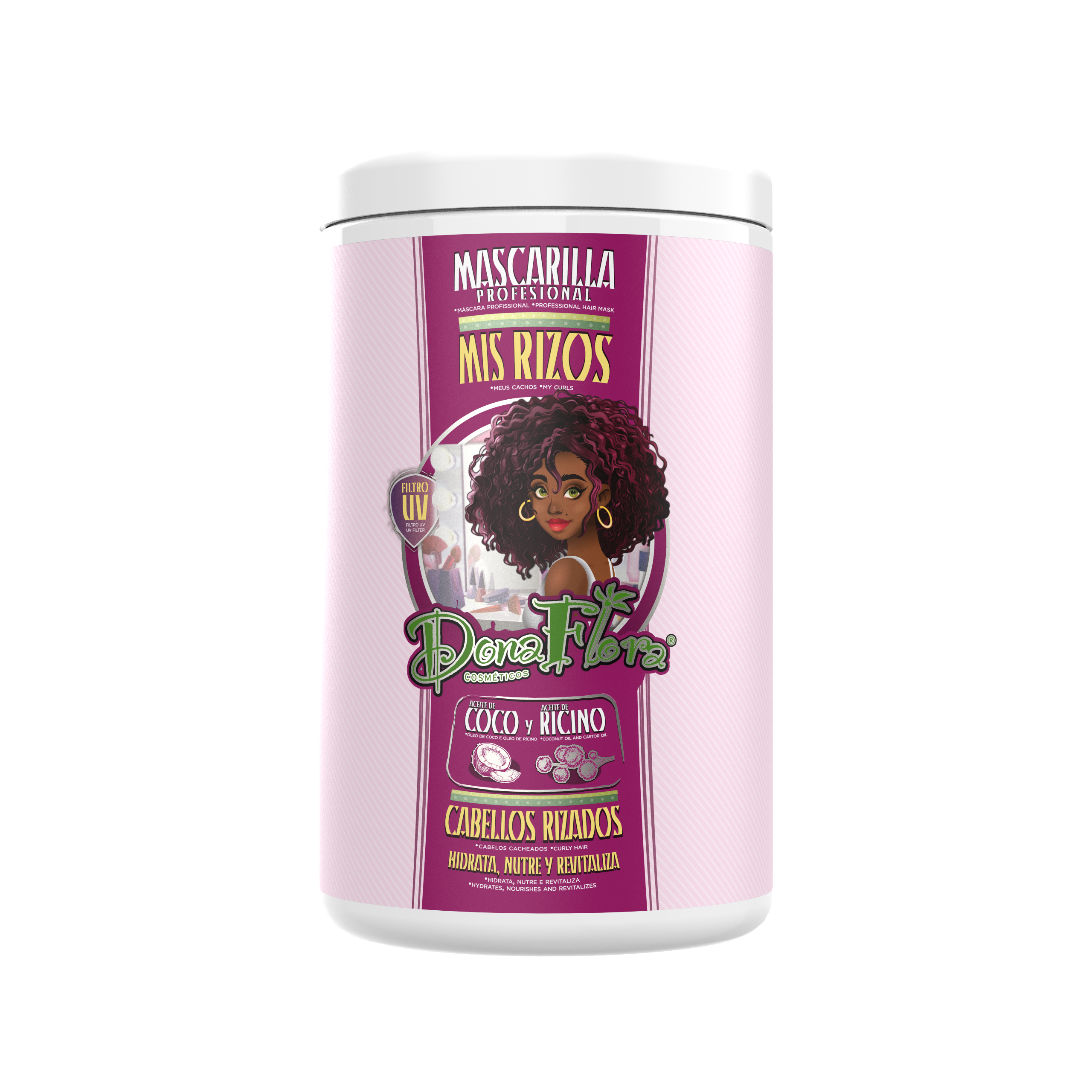 Dona Flora Meus Cachos Máscara Capilar Definição & Hidratação 1kg