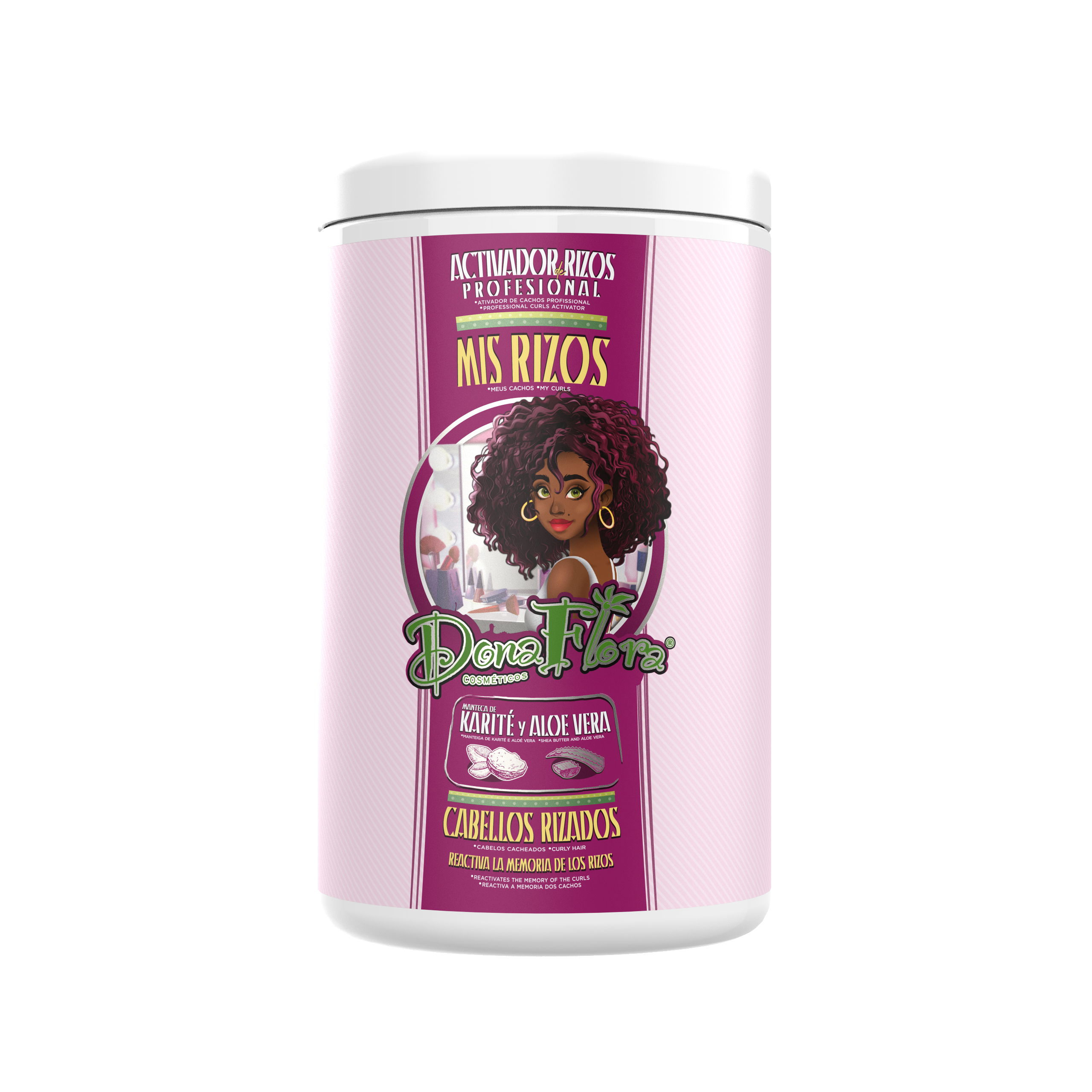Dona Flora Meus Cachos Ativador de Cachos Definição & Hidratação 1kg