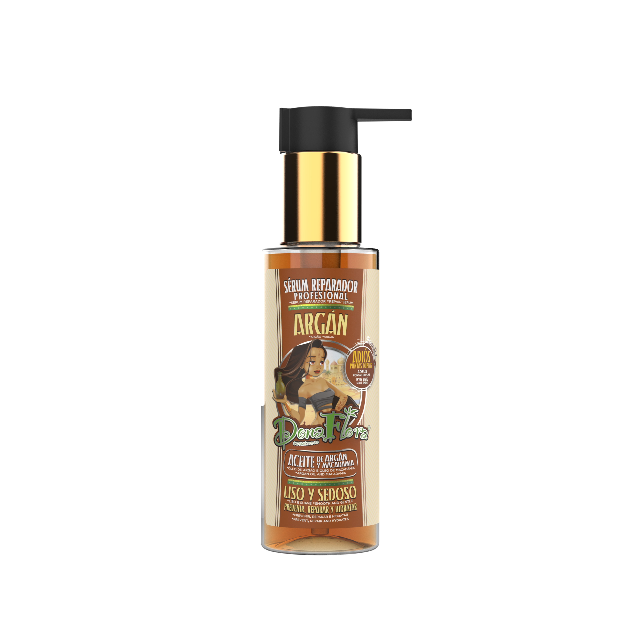 Dona Flora Argão Sérum Reparador Nutrição & Brilho 100ml