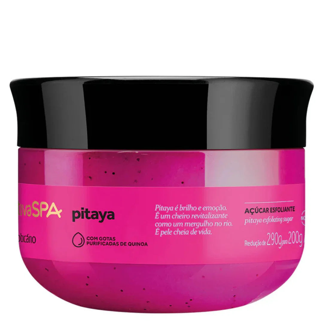 O Boticário Açúcar Esfoliante Nativa Spa Pitaya 200g - Ilha dos cosméticos