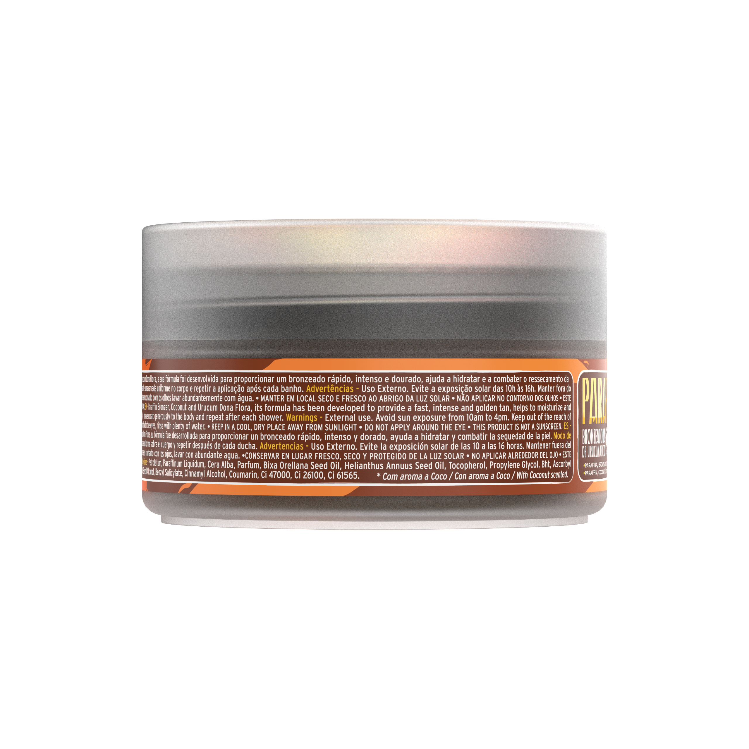 Dona Flora Parafina Bronzeadora Coco & Urucum 200ml