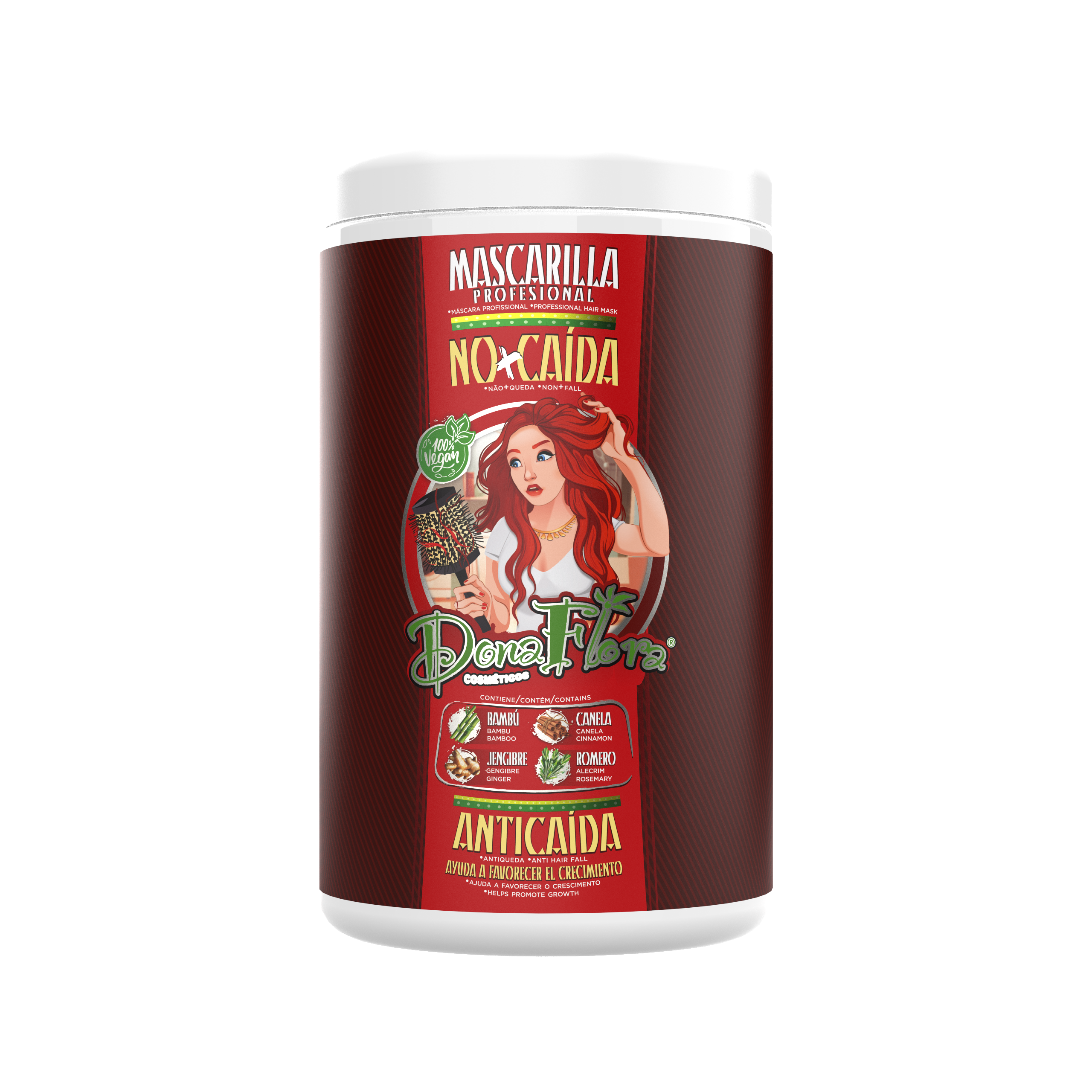 Dona Flora Não+Queda Máscara Anti-Queda & Crescimento 1kg