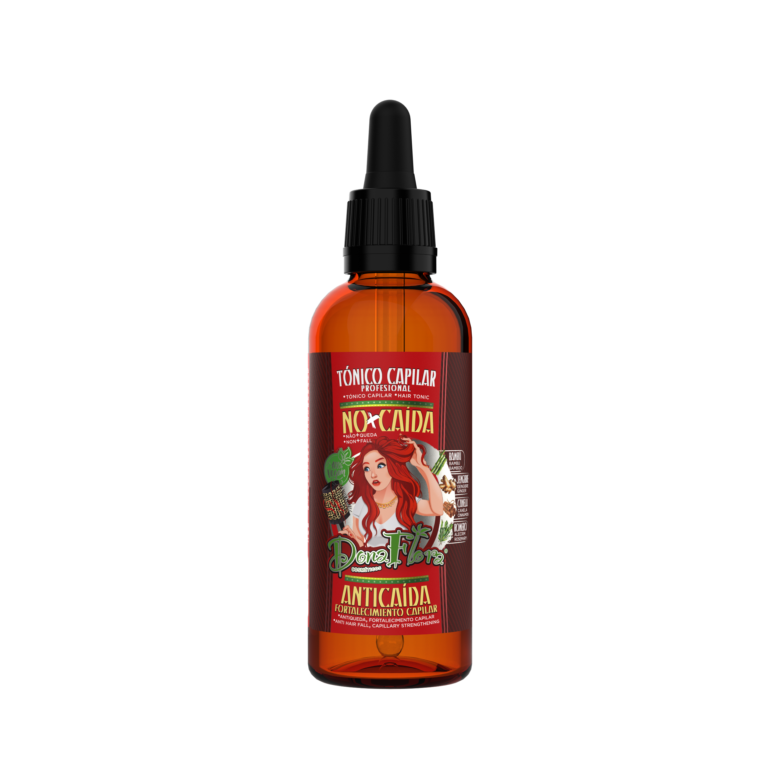 Dona Flora Não+Queda Tônico Capilar Anti-Queda & Crescimento 100ml