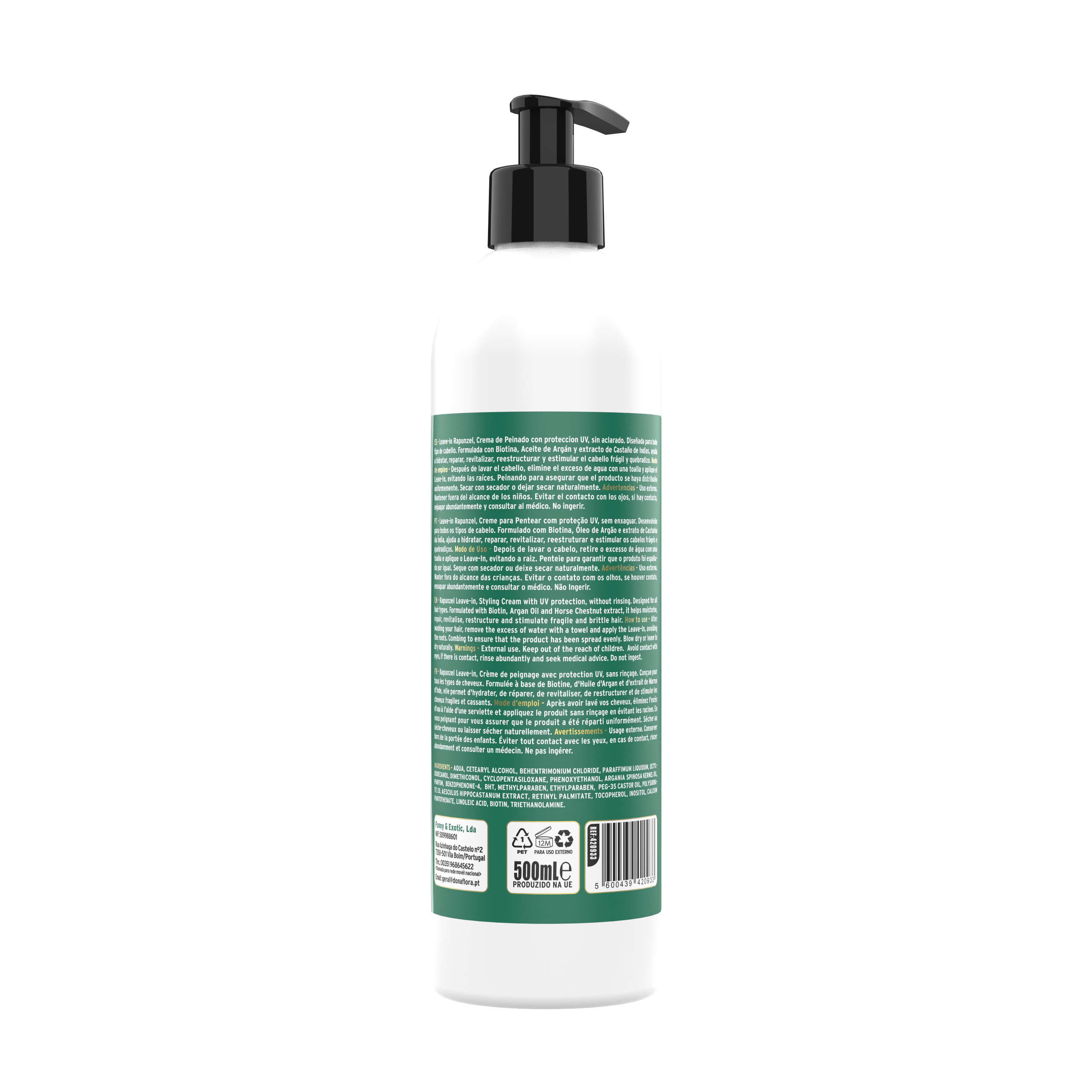Dona Flora Rapunzel Leave-in Crescimento & Fortalecimento 500ml