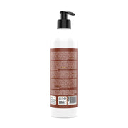 Dona Flora Crina de Cavalo Leave-in com Proteção Térmica e UV 500ml: o verso da embalagem, com o texto do rótulo
