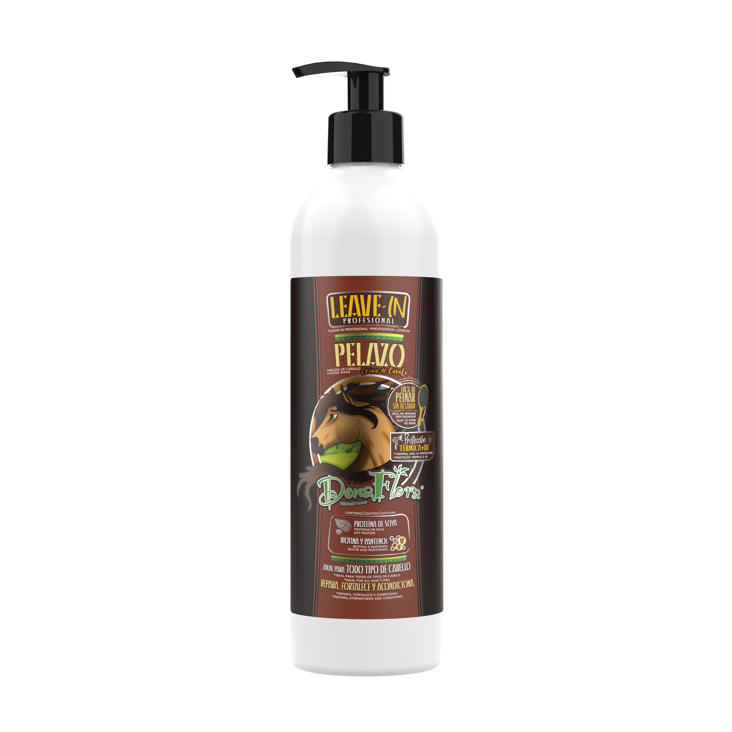 Dona Flora Crina de Cavalo Leave-in Fortalecimento 500ml
