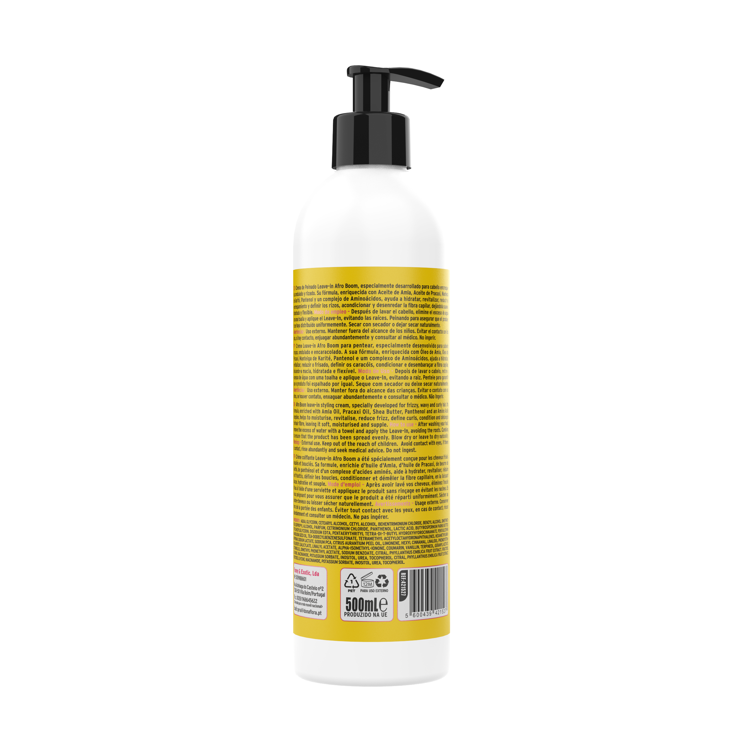 Dona Flora Afro Boom Leave-in Definição & Hidratação 500ml