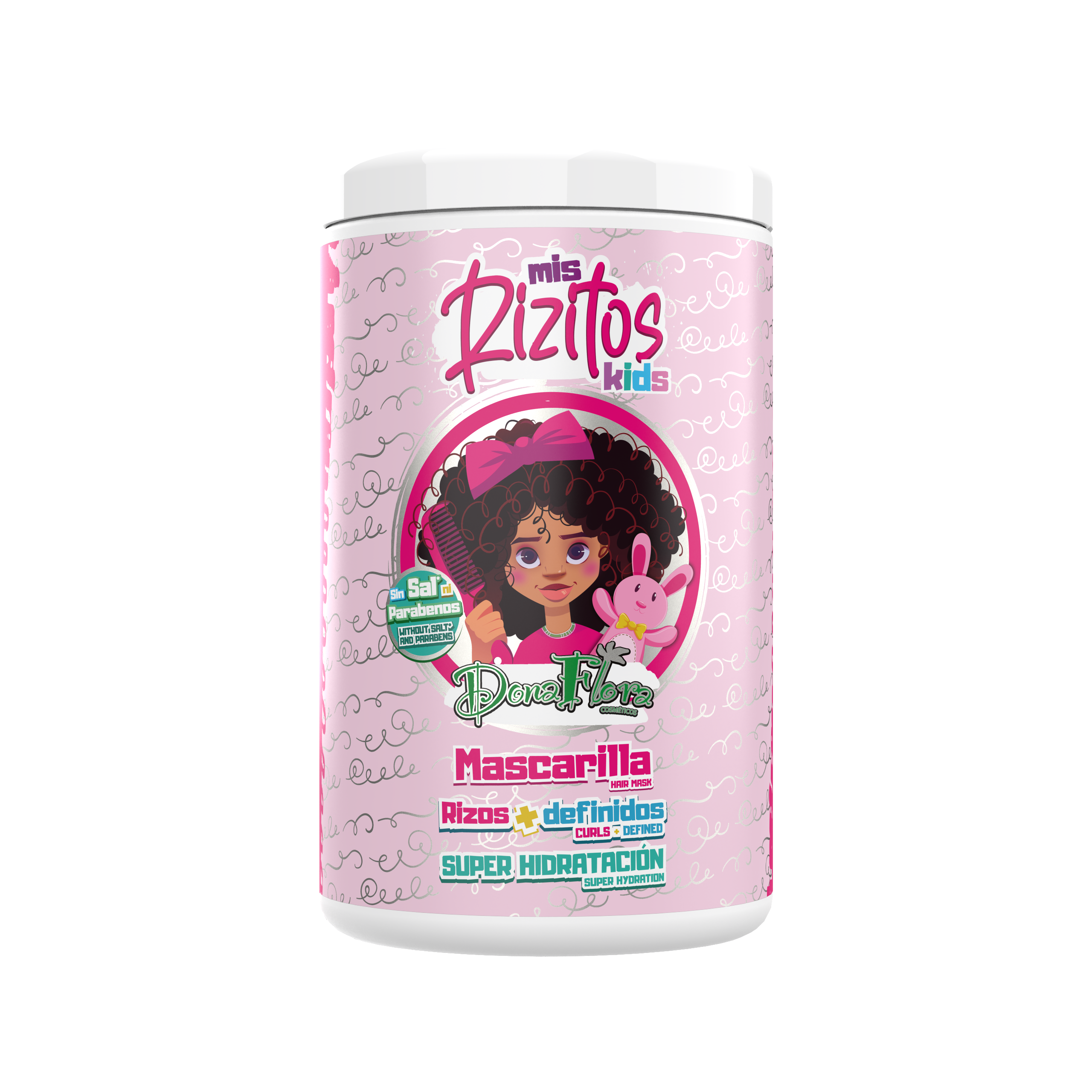 Dona Flora Kids Meus Cachinhos Máscara Definição 1kg