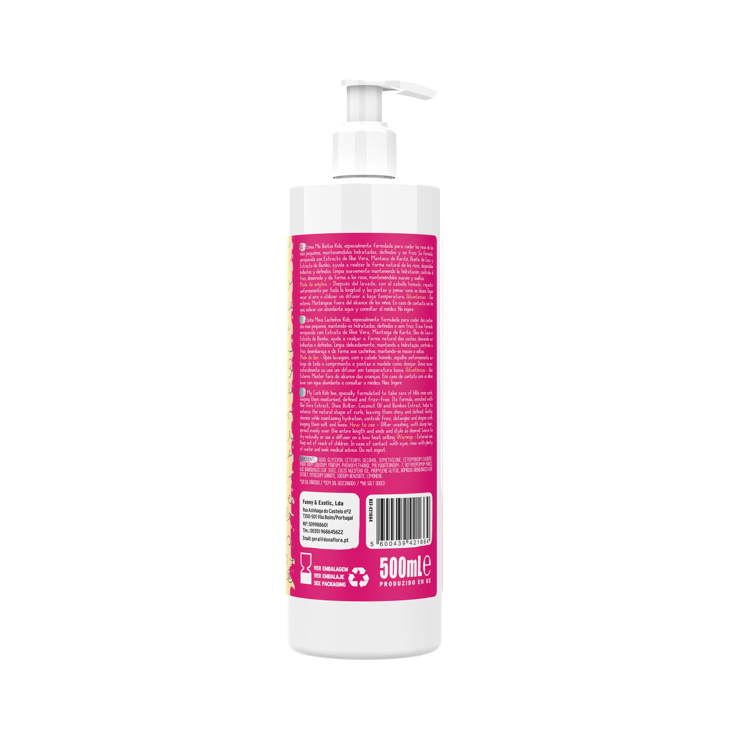 Dona Flora Kids Meus Cachinhos Ativador Definição 500ml