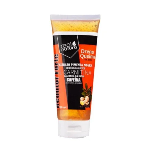 Real Natura Drenoqueima Gel Ativo (2ª passo) 200ml - Ilha dos cosméticos