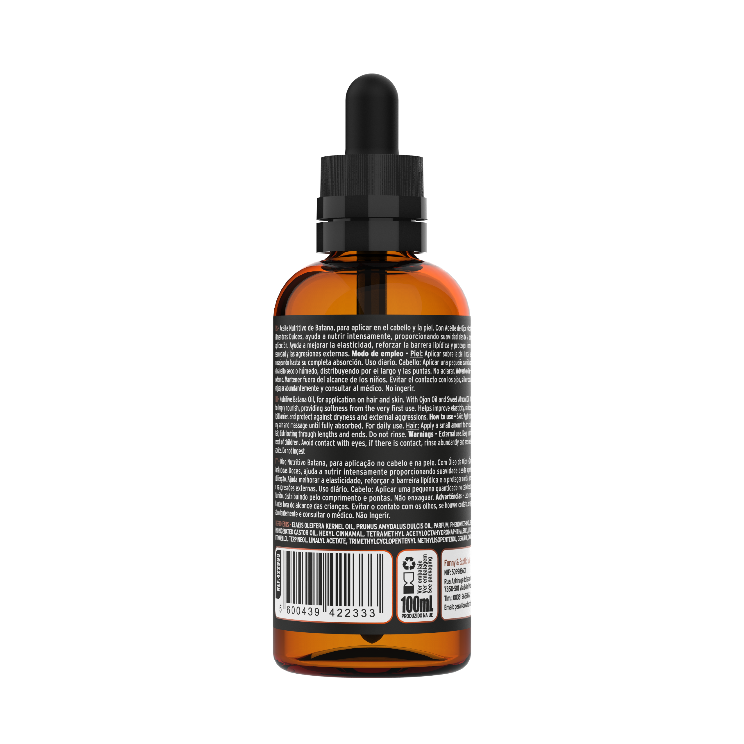 Dona Flora Batana Óleo Nutritivo Suavidade & Elasticidade 100ml
