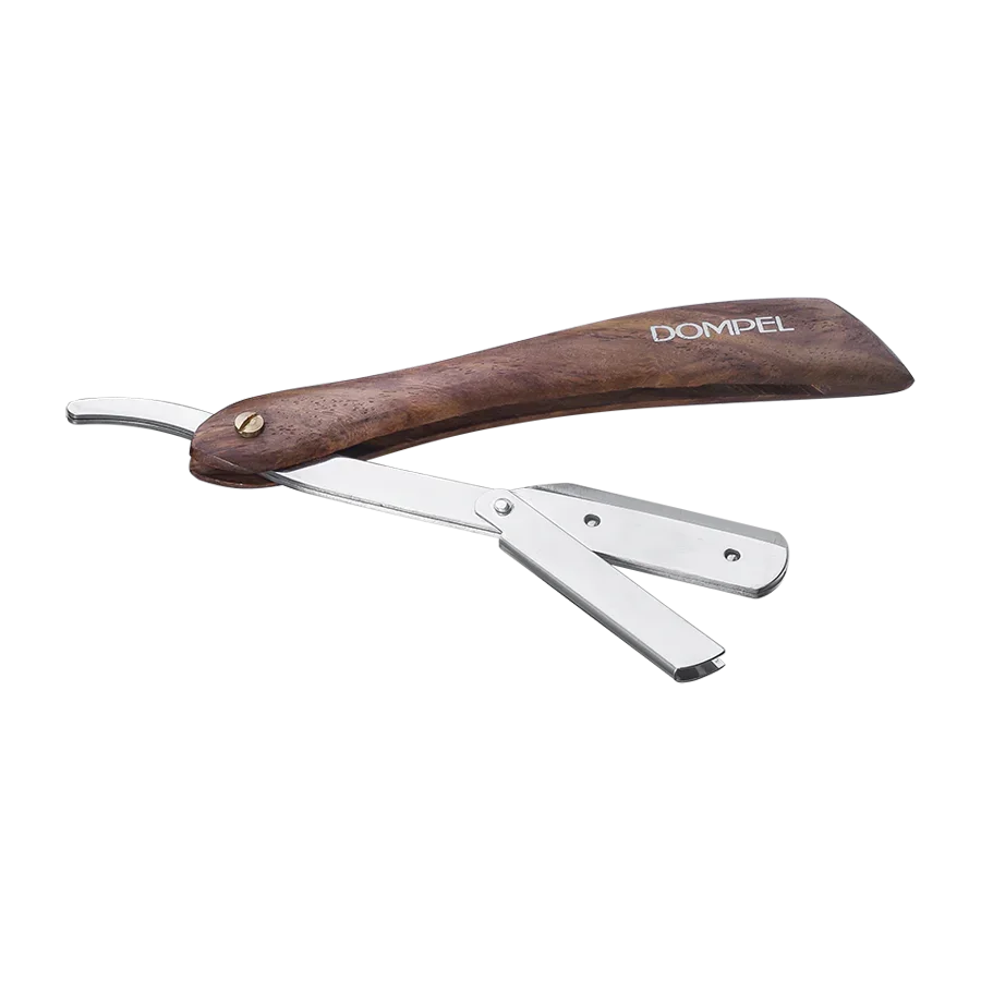 Dompel Navalha de Barbear Retrátil Cabo de Madeira