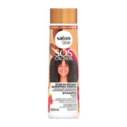 Salon Line SOS Cachos Rícino e Queratina Shampoo 300ml - Ilha dos cosméticos
