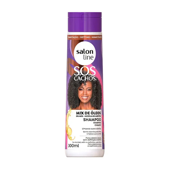 Salon Line SOS Cachos Mix de Óleos Shampoo 300ml - Ilha dos cosméticos