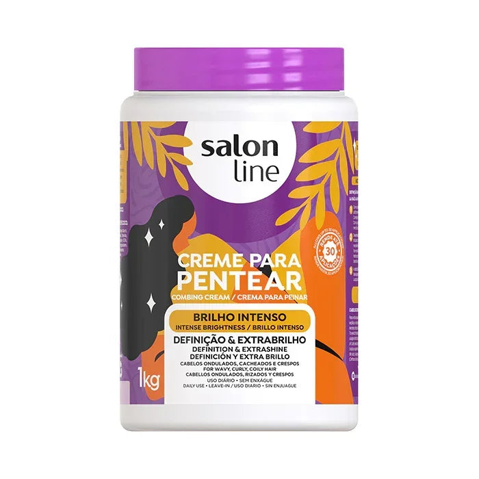 Salon Line Brilho Intenso Creme Para Pentear 1kg - Ilha dos cosméticos