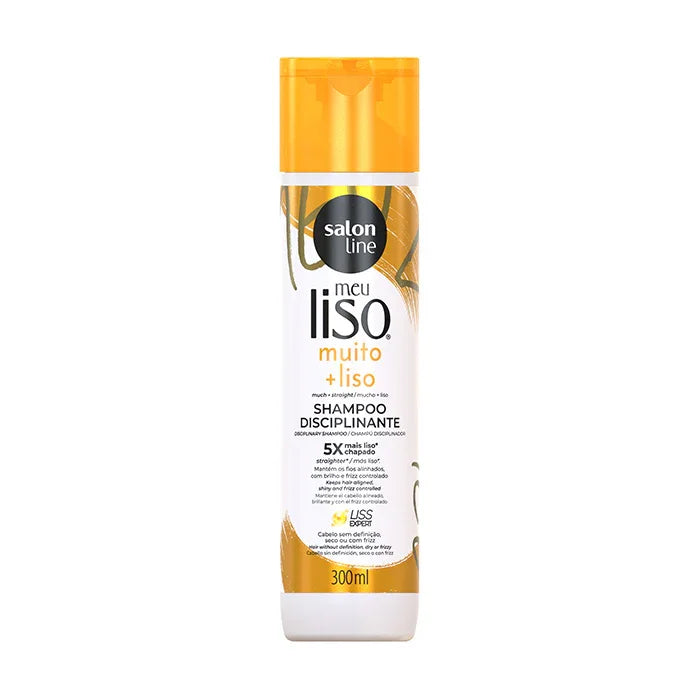 Salon Line Meu Liso Muito+Liso Shampoo 300ml - Ilha dos cosméticos