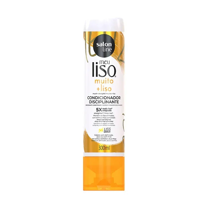 Salon Line Meu Liso Muito+Liso Condicionador 300ml - Ilha dos cosméticos