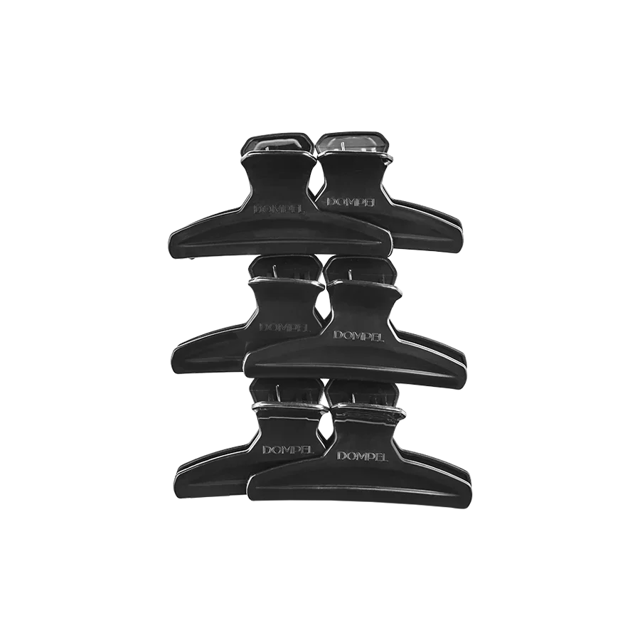 Dompel Molas para Cabelo - 6 unidades Preto