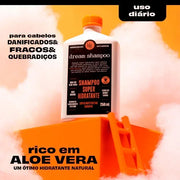Lola Rapunzel Crescimento & Hidratação — Pack Diário (Tónico + Dream Shampoo + Milk)