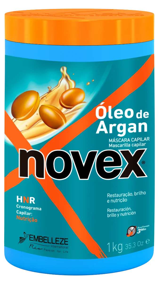 Novex Óleo de Argan Máscara 1Kg - Ilha dos cosméticos