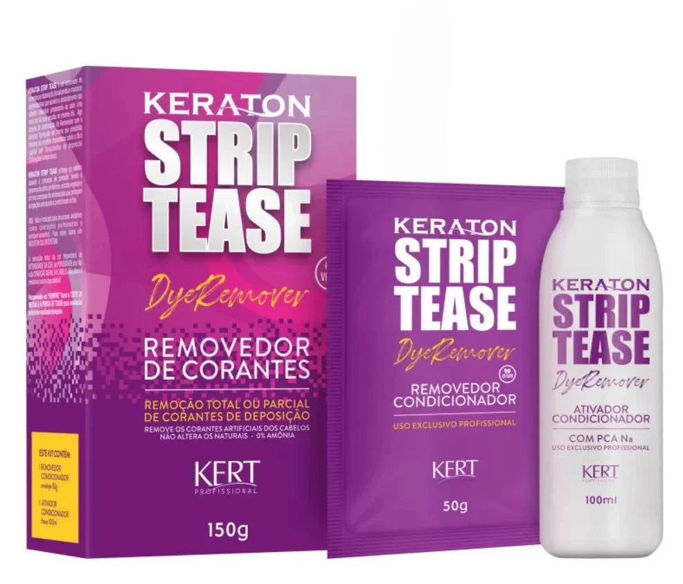 Keraton Removedor De Tonalizante Strip Tease 150g - Ilha dos cosméticos