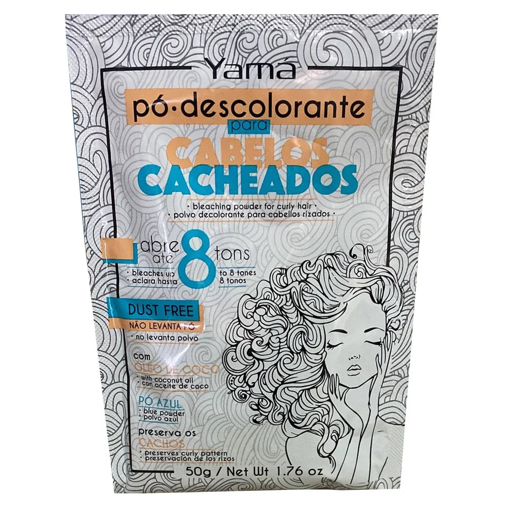 Yamá  Pó Descolorante para Cabelos Cacheados 50g