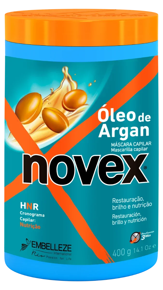Novex Óleo de Argan Máscara 400g - Ilha dos cosméticos