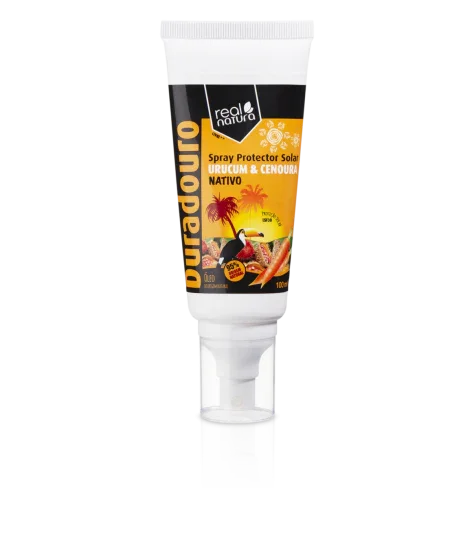 Real Natura Protetor Solar Urucum + Cenoura Fps 30 100ml - Ilha dos cosméticos