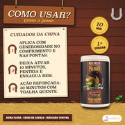 Máscara Crina de Cavalo Dona Flora com Biotina: três passos do tratamento semanal, a pausa de 10 minutos e a versão de 20