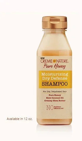 Creme of Nature Pure Honey Moist. Dry Defense Shampoo 355ml - Ilha dos cosméticos