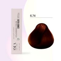 6.74 Louro Escuro Vermelho Cobre