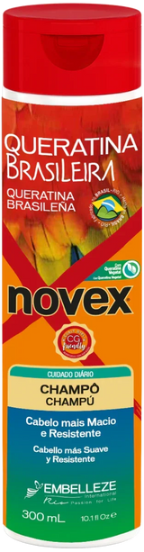 Novex Queratina Brasileira Shampoo 300ml - Ilha dos cosméticos