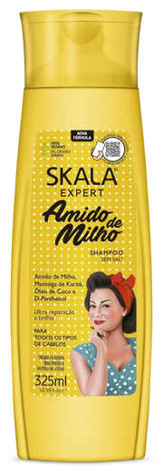 Skala Amido de Milho Shampoo 325ml - Ilha dos cosméticos