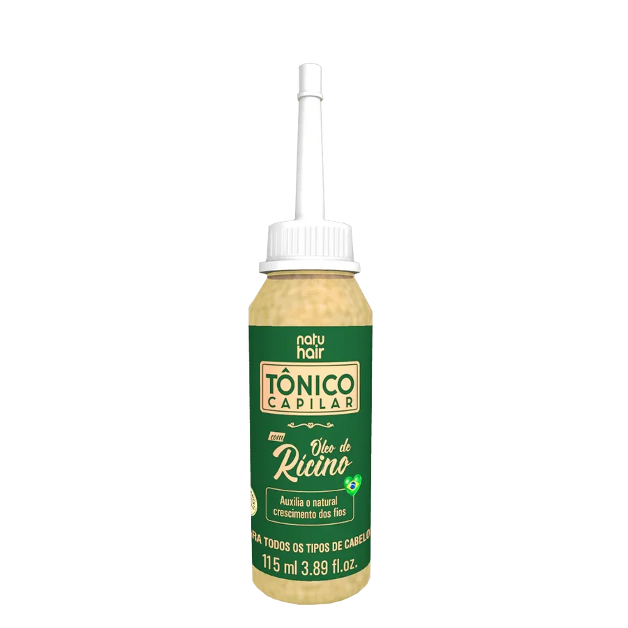 NatuHair Tônico Capilar Cresce Forte Óleo de Rícino 115ml - Ilha dos cosméticos
