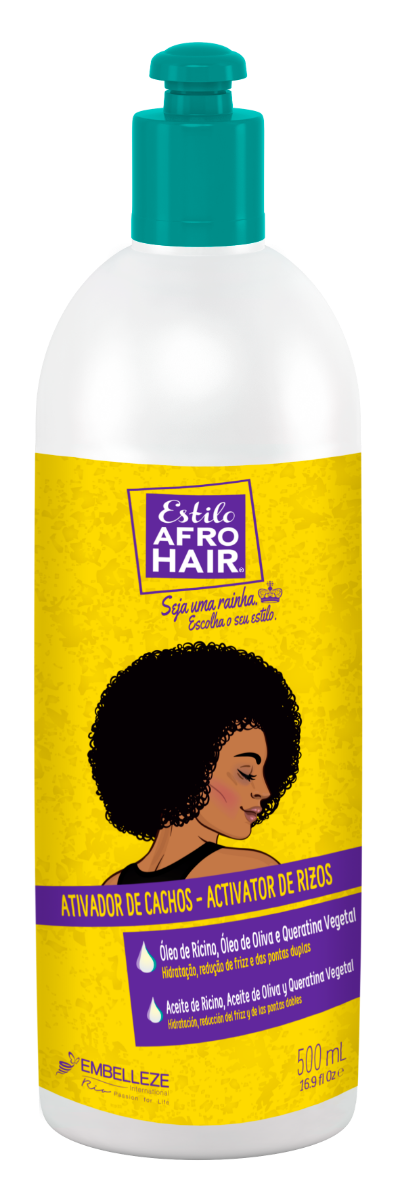 Novex AfroHair Ativador de Caracóis 500ml - Ilha dos cosméticos