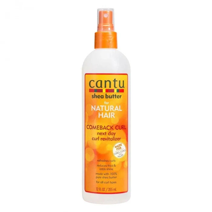 Cantu Shea Butter Comeback Curl Next Day Curl Revitalizer Spray De Caracóis 355ml - Ilha dos cosméticos