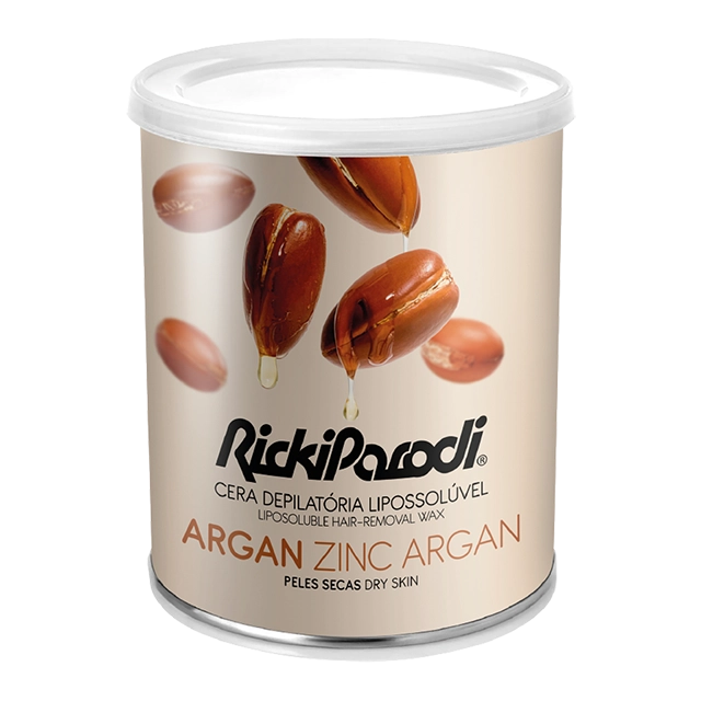 RickiParodi Cera Depilatória Óxido de Zinco & Argan 800g