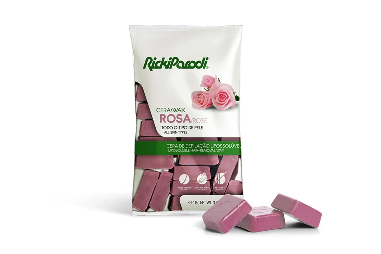 RickiParodi Cera Quente  Titânio Rosa 1 Kg