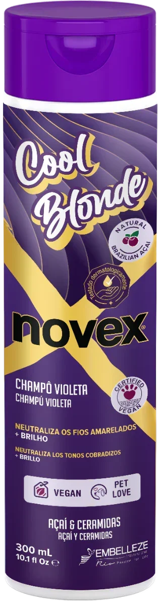 Novex Cool Blonde Shampoo 300ml - Ilha dos cosméticos