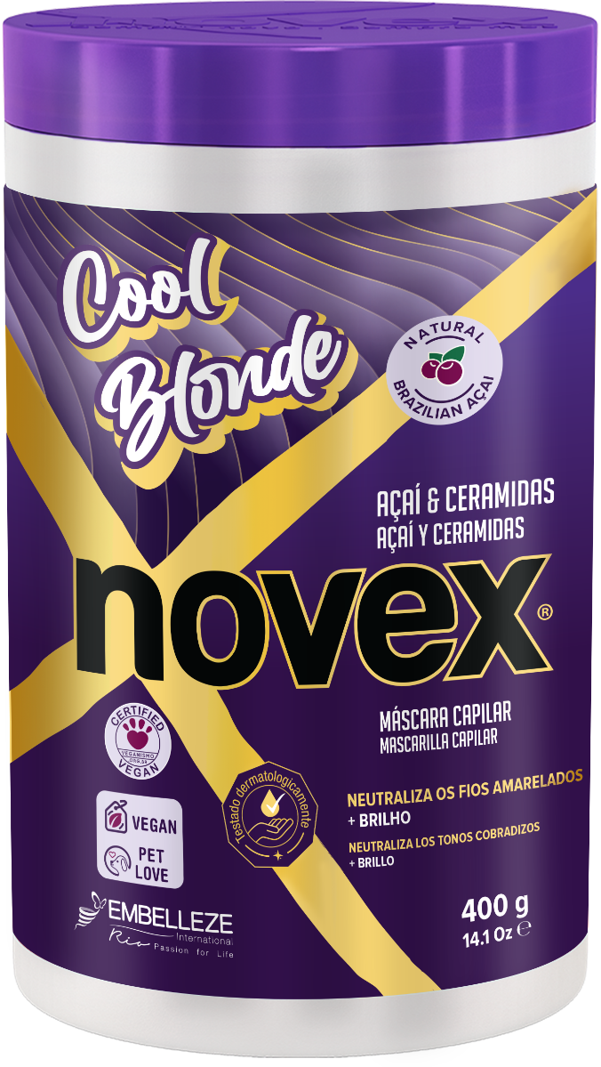 Novex Cool Blonde Máscara 400g - Ilha dos cosméticos