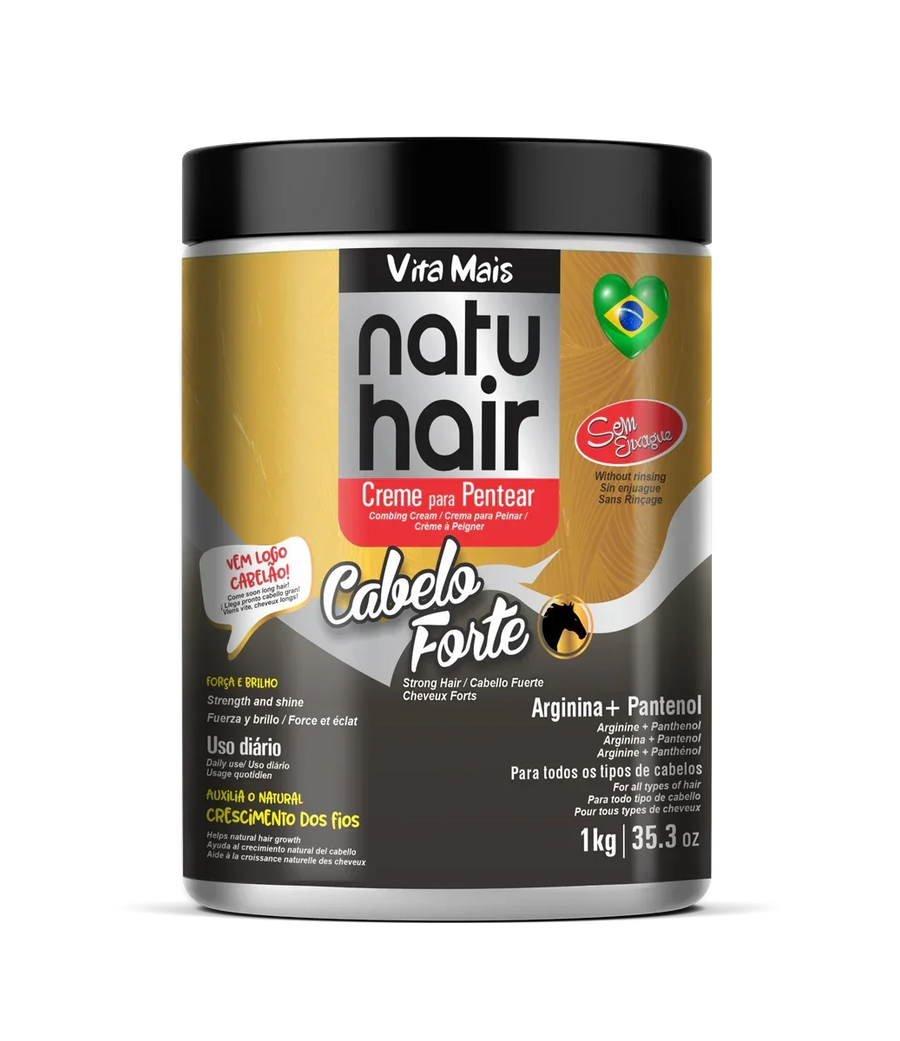 NatuHair Cabelo Forte Creme de Pentear 1Kg - Ilha dos cosméticos