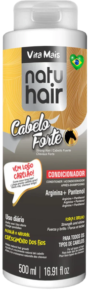 NatuHair Cabelo Forte Condicionador 500ml - Ilha dos cosméticos
