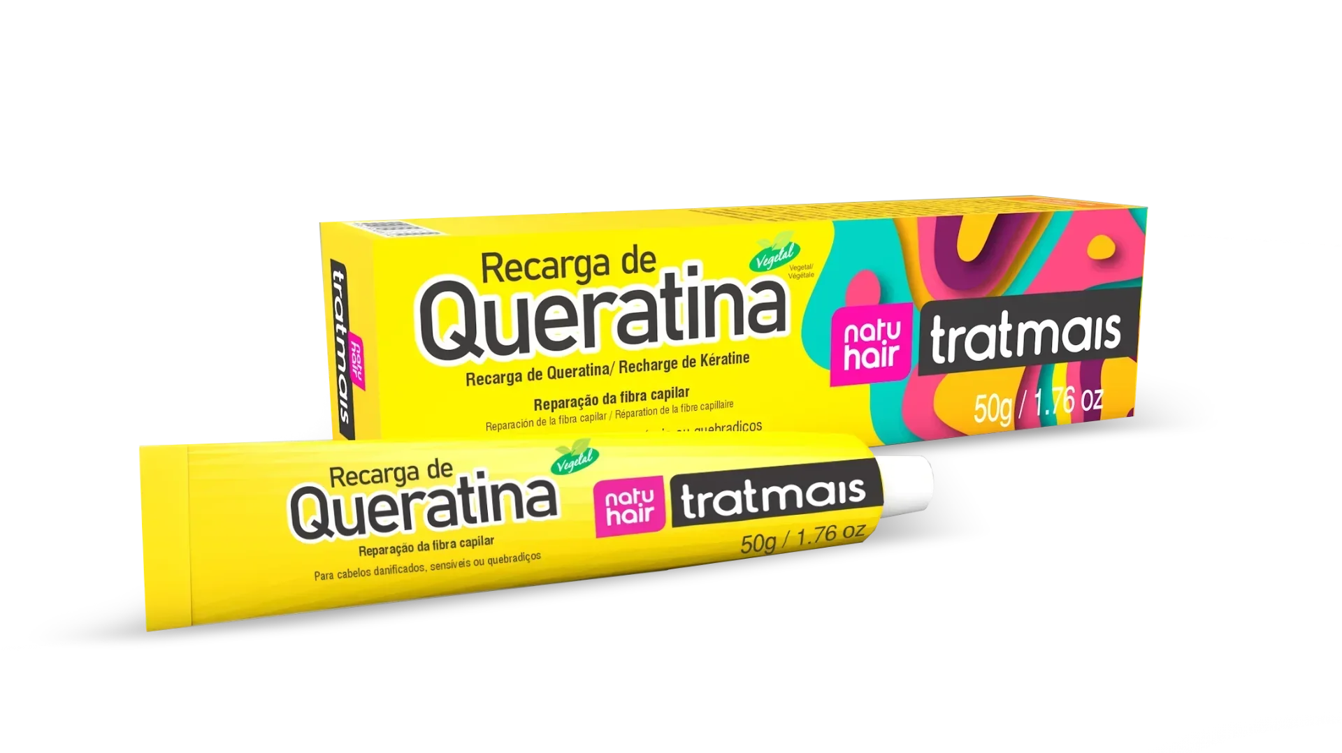 NatuHair Recarga De Queratina Tratmais 50g - Ilha dos cosméticos