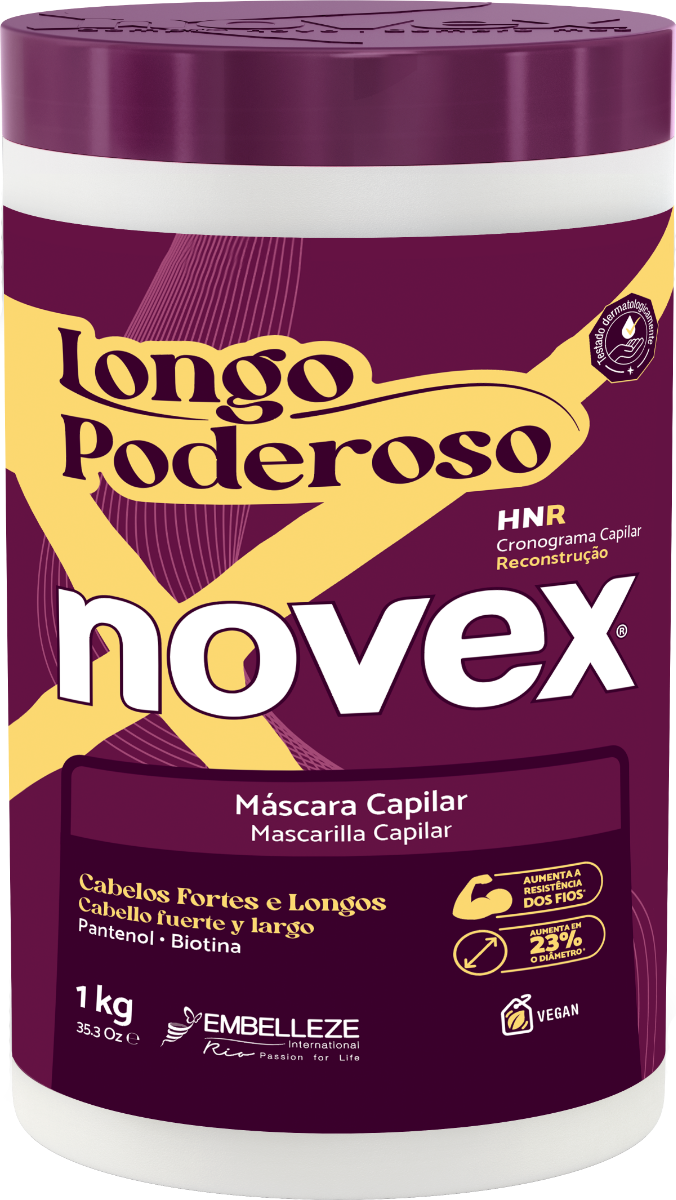 Novex Longo Poderoso Máscara 1Kg - Ilha dos cosméticos