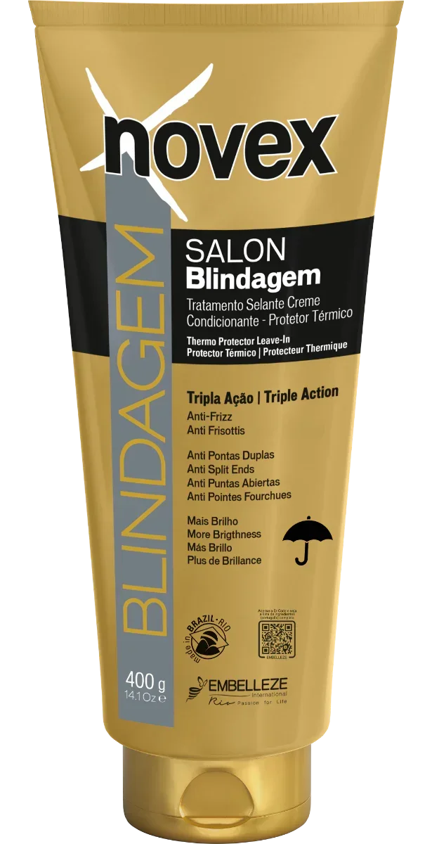 Novex Blindagem Gold 400g - Ilha dos cosméticos