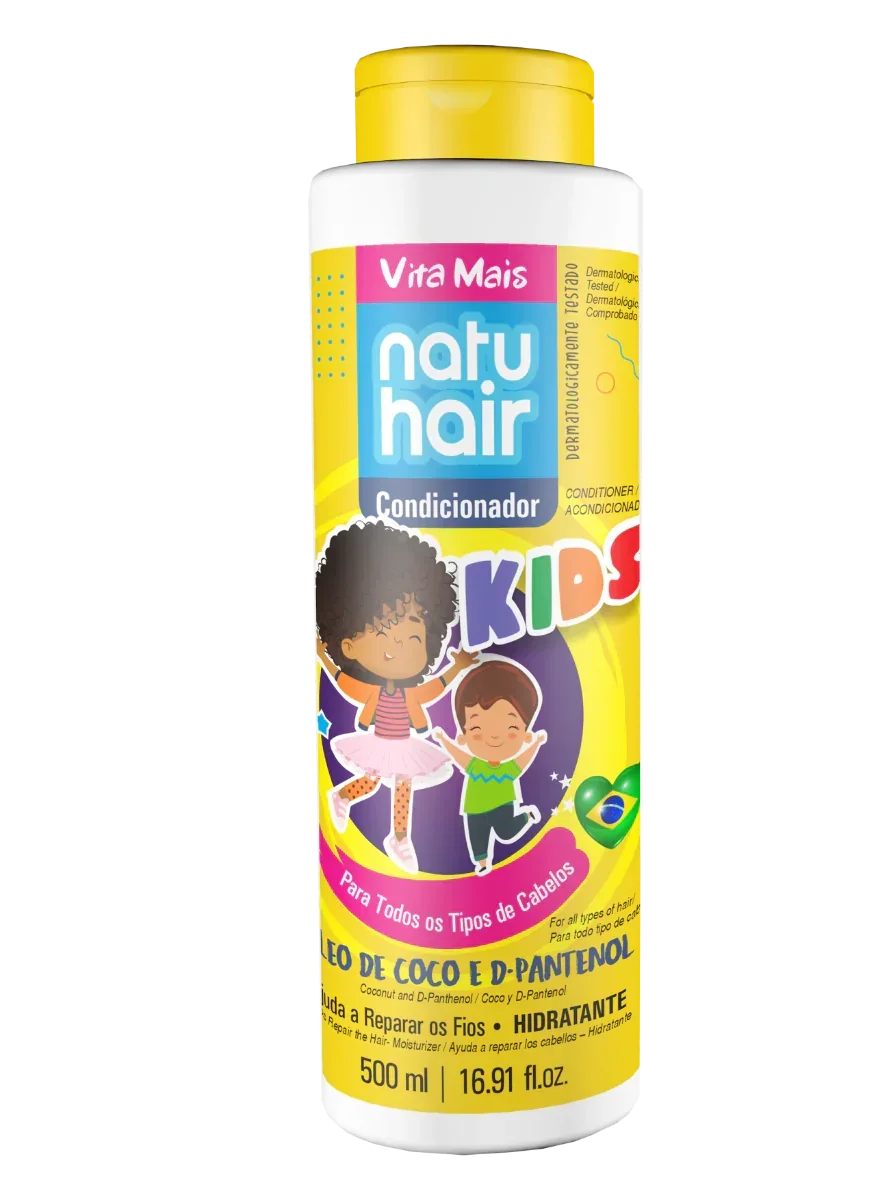 NatuHair Kids Condicionador 500ml - Ilha dos cosméticos